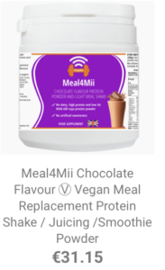 meal4mii chocolate protein meal replacement